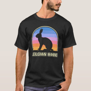 Camiseta Boca belga Vintage Sunset Rabbit