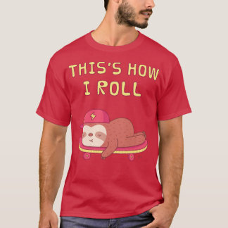 Camiseta Boca-branca no skate É assim que eu faço