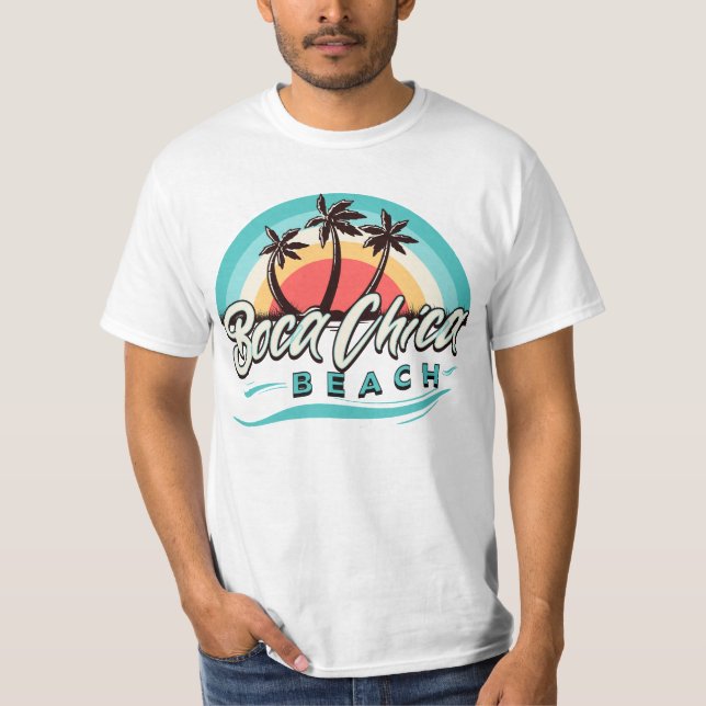 Camiseta Boca Chica Beach (Frente)