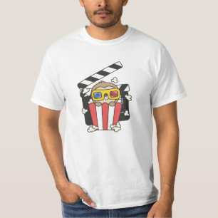 Camiseta Boca-Cola Tempo Animais Engraçados Comendo Filmes