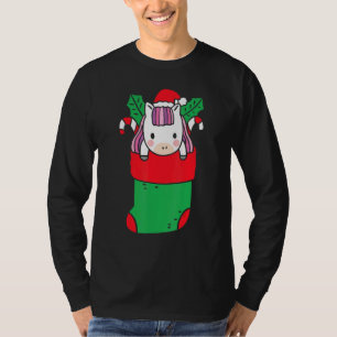 Camiseta Boca de Natal de Dentro do Unicórnio Bonita com Ca