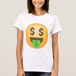 Camiseta Boca Emoji do dinheiro