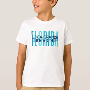 Camiseta Boca Grande Beach Florida (Ondas Oceânicas)