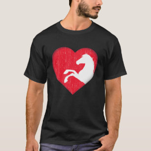 Camiseta Boca Lover Horse Retro Novelty Silhouette Vintage