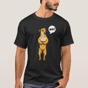 Camiseta Boca Negra Amarela Stubborn No Dog