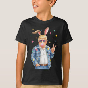 Camiseta Boca-páscoa soprando bolha soprando pula de paz Si