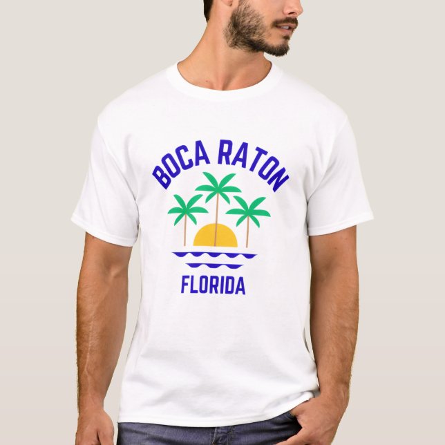 Camiseta Boca Raton Flórida (Frente)