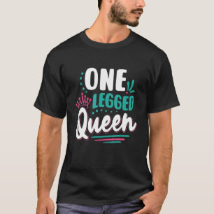 Camiseta Boca-Roda Deficiente Amputee Uma Rainha de Pernas