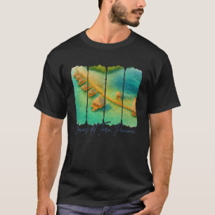 Camiseta Bocas del Toro Panamá Viagem Viagem Pincelada S