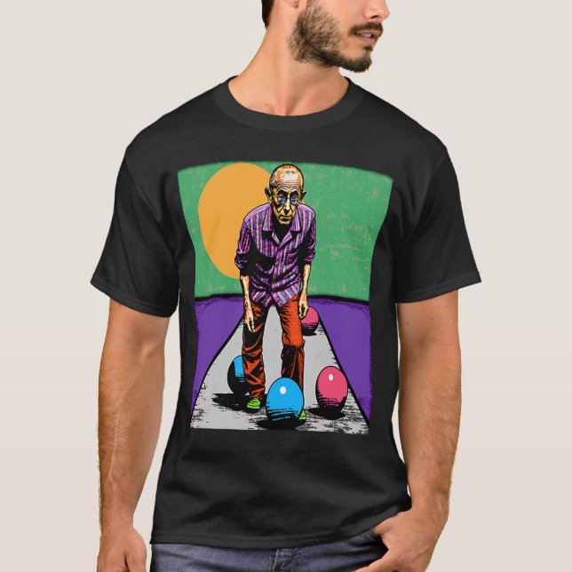Camiseta Bocce Ball Bocce Bocce Bocce Apreciação Pop Bocce  (Frente)