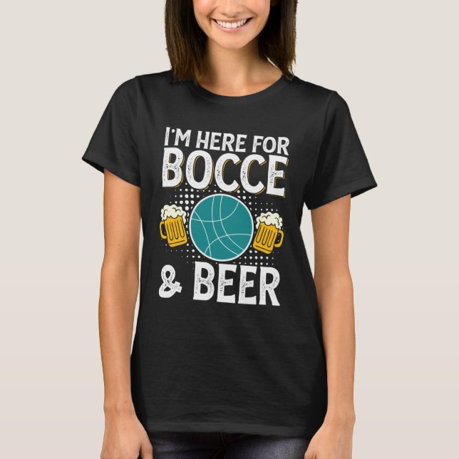 Camiseta Bocce Ball Bocce Player  13 (Frente)