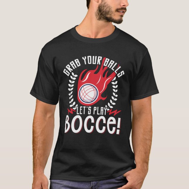 Camiseta Bocce Ball Bocce Player  20 (Frente)