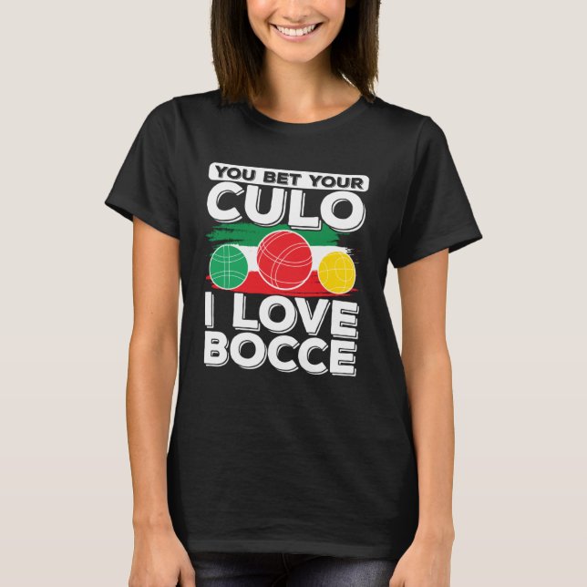 Camiseta Bocce Ball Bocce Player  5 (Frente)
