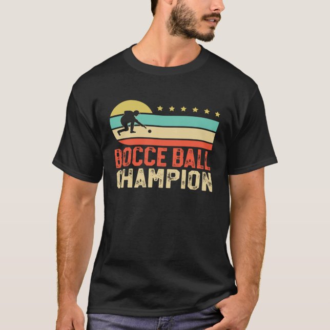 Camiseta Bocce Ball Champion Bocce  Bocci Bocce Player  2 (Frente)