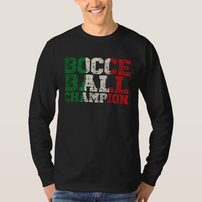 Camiseta Bocce Ball Champion Bocce  Bocci Bocce Player  5 (Frente)