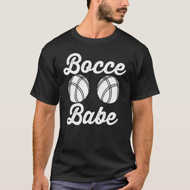Camiseta Bocce Ball Player Bocce Babe (Frente)