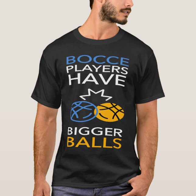 Camiseta Bocce Ball Player Bowling  1 (Frente)
