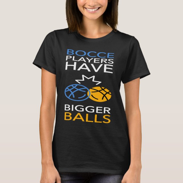 Camiseta Bocce Ball Player Bowling  1 (Frente)