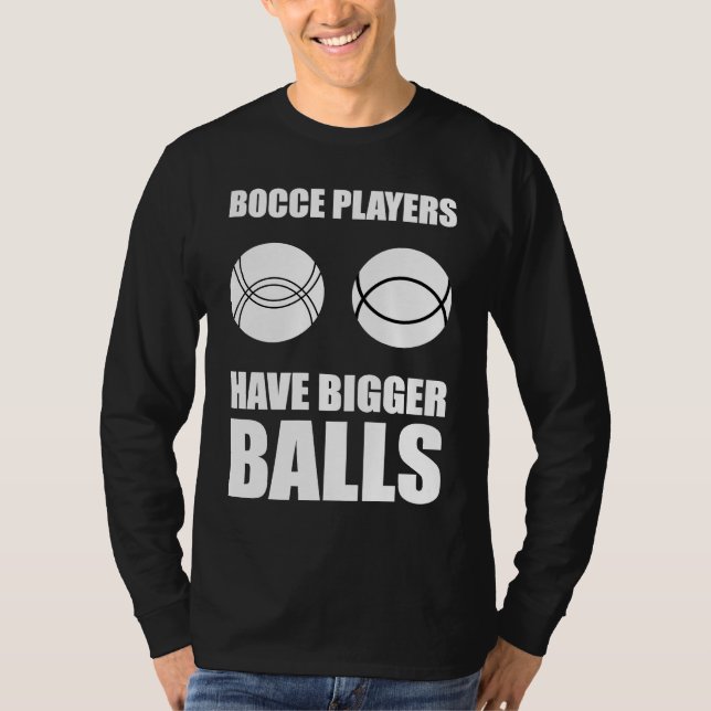 Camiseta Bocce Ball Player Bowling  3 (Frente)