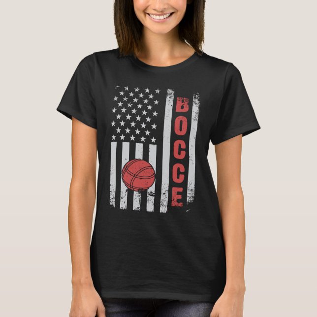 Camiseta Bocce Ball Player for Petanque Game  10 (Frente)
