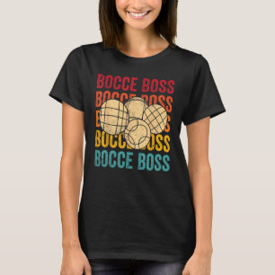 Camiseta Bocce Ball Retro Bocce Boss