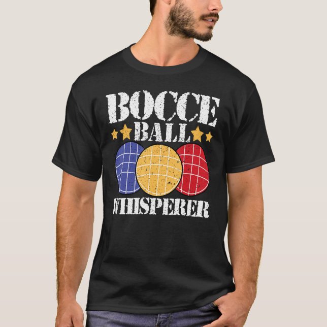 Camiseta Bocce Ball Whisperer Player (Frente)