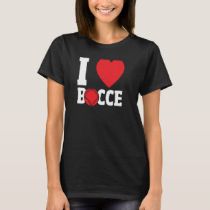 Camiseta Bocce Bocce Treinador Boliche Italiana Que Eu Amo