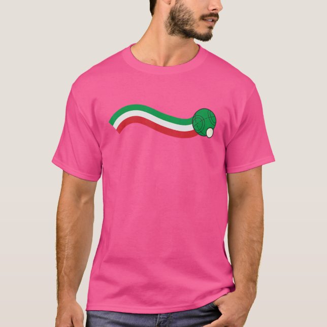 Camiseta BOCCE BOCCI REtro-italiano (Frente)