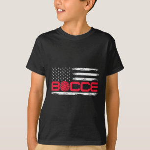 Camiseta Bocce Byll Bandeira Americana Dos EUA Jogador De B