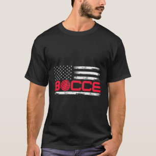 Camiseta Bocce Byll Bandeira Americana Dos EUA Jogador De B