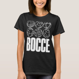 Camiseta Bocce Dizendo Bocce Ball Com Jack Bocci Game Bocci