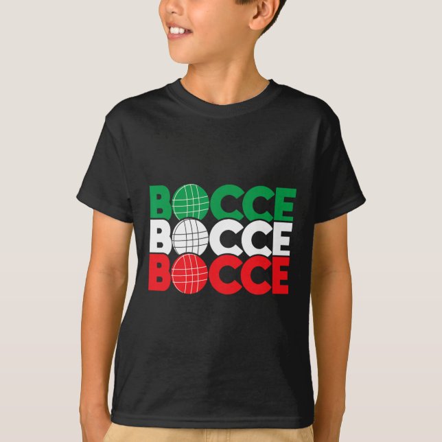 Camiseta Bocce - Fã de Jogo de Byll Lawn Bowling Boule Bo (Frente)