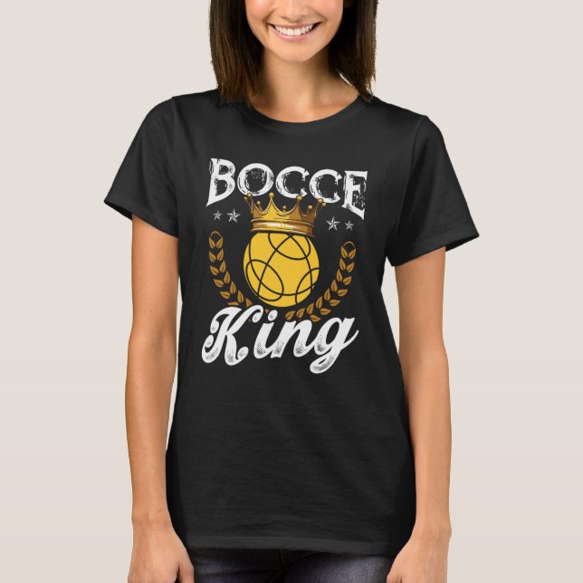Camiseta Bocce King Bocce Ball (Frente)