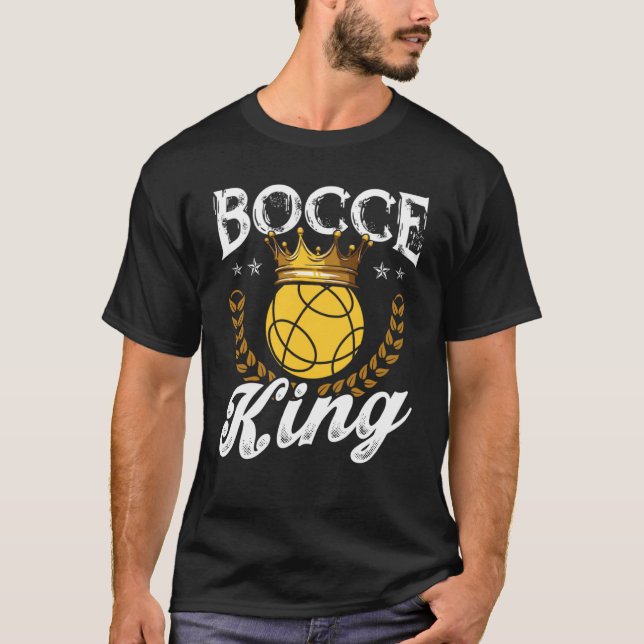 Camiseta Bocce King Bocce Ball (Frente)