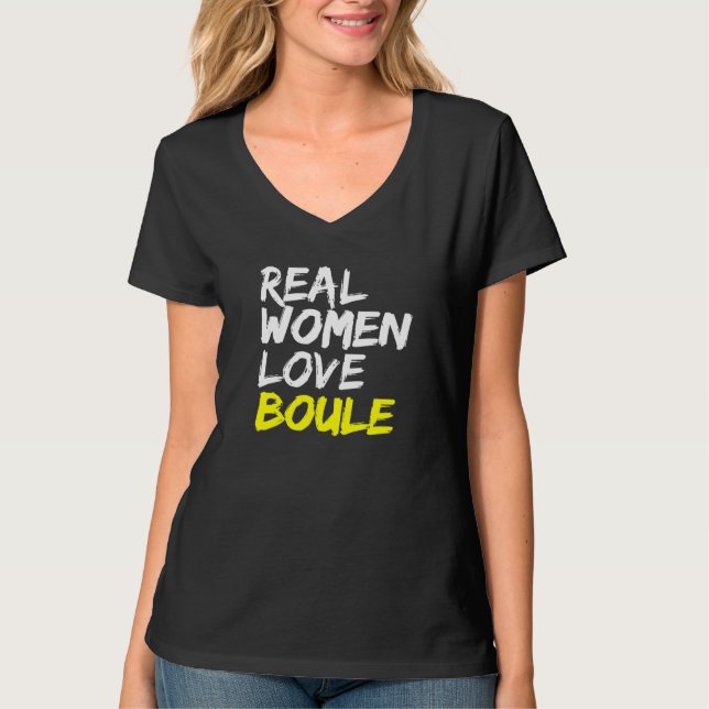 Camiseta Bocce Player Ladras Boule Women Love Boule (Frente)