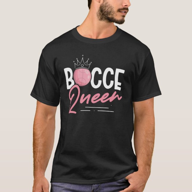 Camiseta Bocce Queen Bocce Ball (Frente)