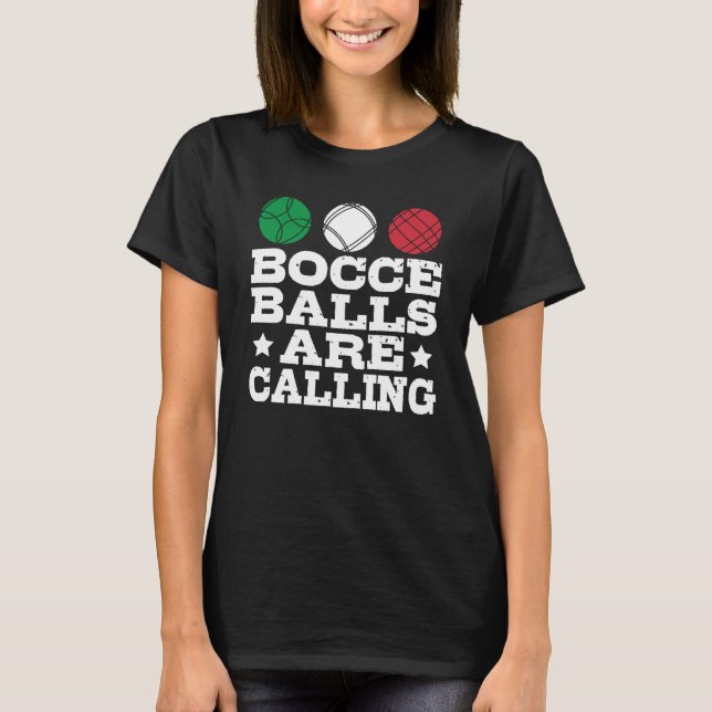 Camiseta Bocce Sport Bocce Player Boliche Italiana Bocvez B (Frente)