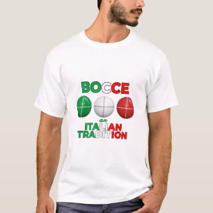 Camiseta Bocce Uma Tradição Italiana Italia Tricolor