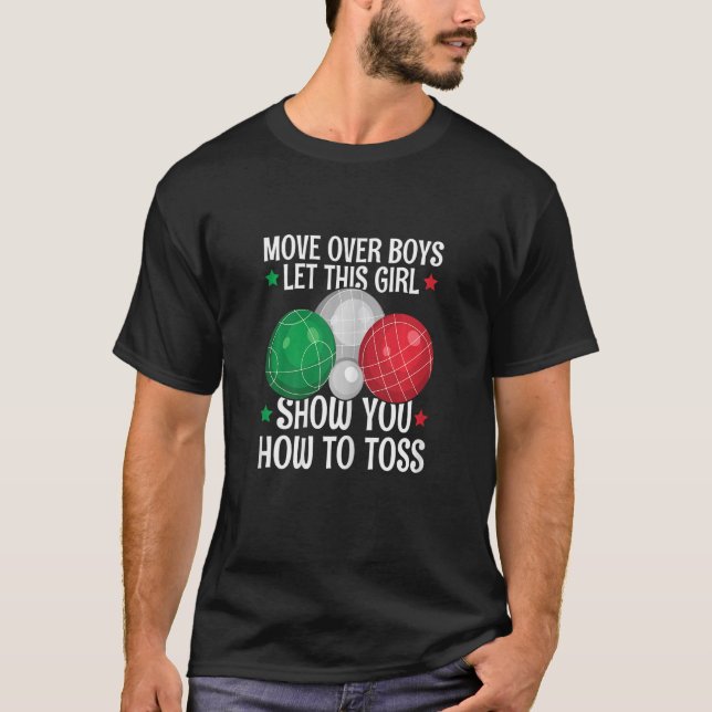 Camiseta Boccia Italiana Cita Para Uma Menina De Bocal (Frente)