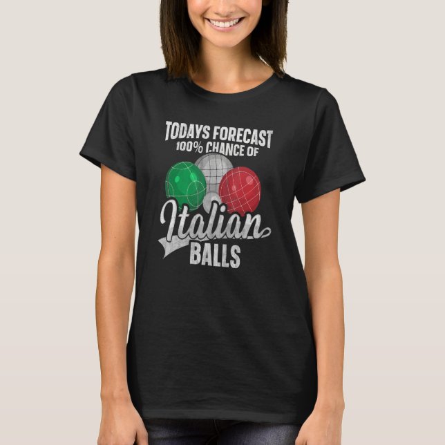 Camiseta Boccia Italiana Para Jogador De Bocas (Frente)