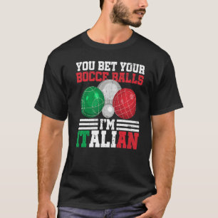 Camiseta Boccia Italiana Para Uma Lenda De Bola De Bocco It