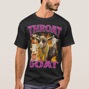 Camiseta Bode de Garganta Engraçado – Estilo Bootleg Vintag