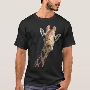 Camiseta bode girafa engraçada Presente para amante de cabr