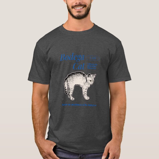 Camiseta Bodega Cat Tributa T-Shirt NYC Style (Frente)