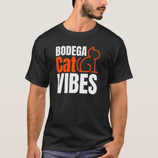 Camiseta Bodega Cat Vibes (Frente)
