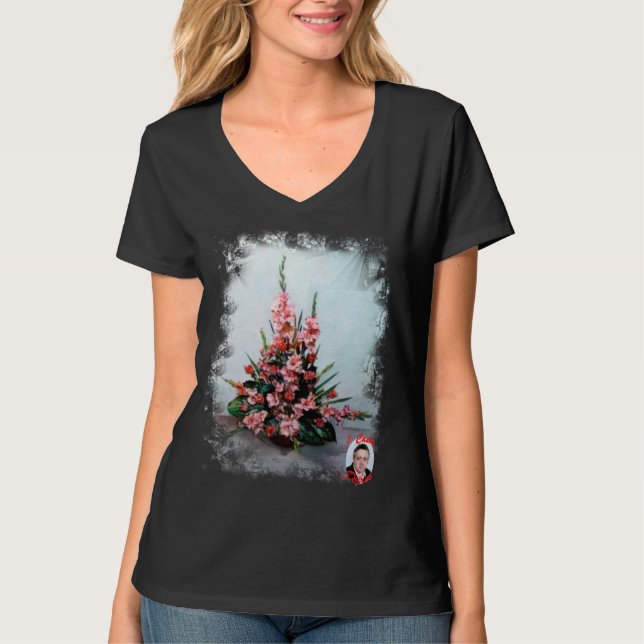 Camiseta Bodegón de flores (Frente)