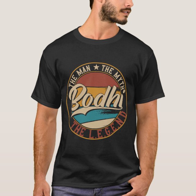 Camiseta Bodhi O homem o mito a lenda (Frente)