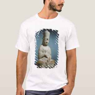Camiseta Bodhisattva assentado de Hansong-sa, Coreia, 10o