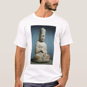 Camiseta Bodhisattva assentado de Hansong-sa, Coreia, 10o
