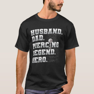 Camiseta Body Piercing para um Marido Piercer